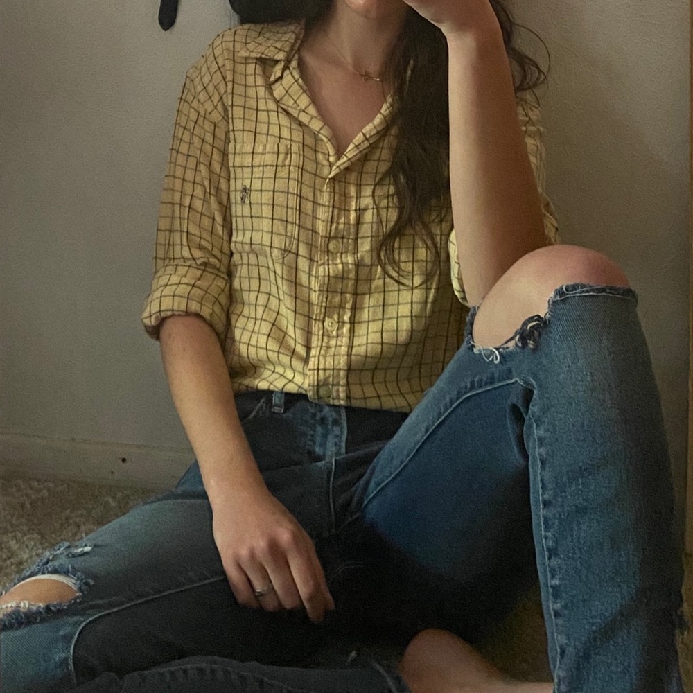 Ralph Lauren | Vintage Yellow Plaid Flannel